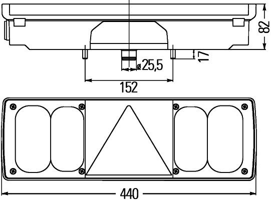 Hella 2VP340450-031 Tail Light Assembly - 3
