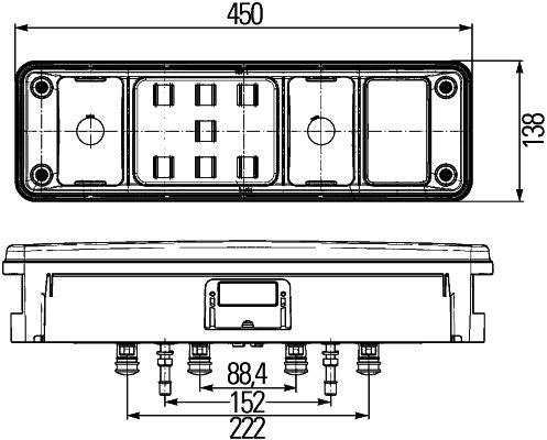 Hella 2VP340961-531 Tail Light Assembly - 3