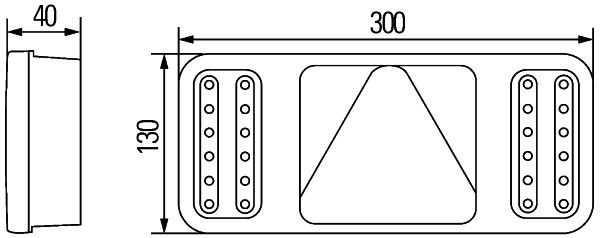 Hella 2VP345900-011 Tail Light Assembly - 3