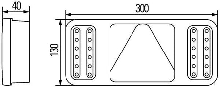 Hella 2VP345900-011 Tail Light Assembly - 3