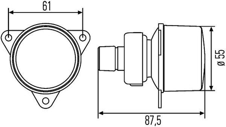 Hella 2XA008221-021 Tail Light - 3