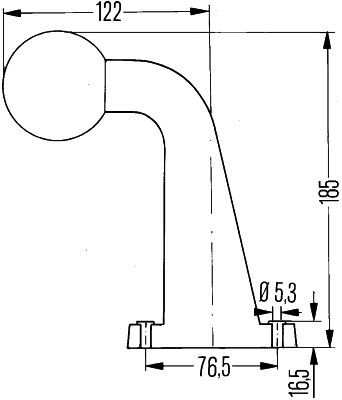 Hella 2XS950071-031 Clearance Light - 2