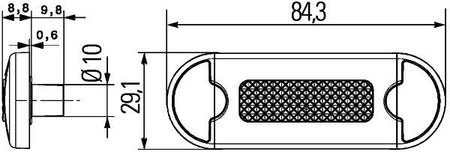 Hella 2XT980855-117 Door Entry Light - 2