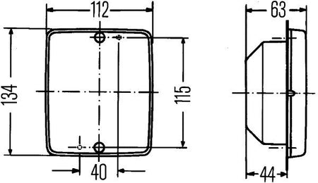 Hella 2ZR003236-311 Reverse Light - 3