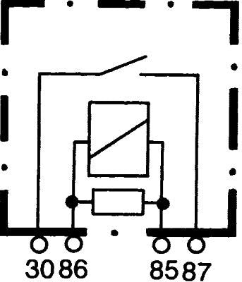 Hella 4RA933766-111 Relay, main current - 2