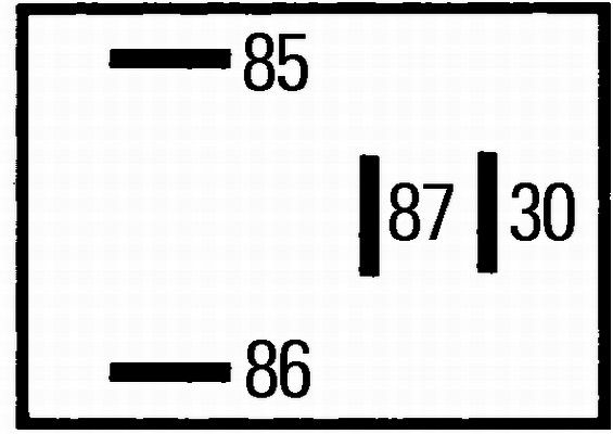 Hella 4RA933766-111 Relay, main current - 3