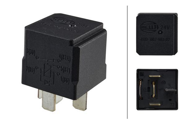 Hella 4RD007903-021 Relay, main current - 1