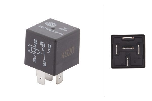 Hella 4RD933332-641 Relay, cold start control - 1