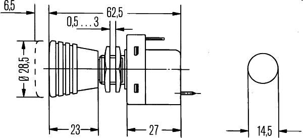 Hella 6ED004778-001 Switch - 3