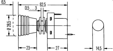 Hella 6ED004778-001 Switch - 3
