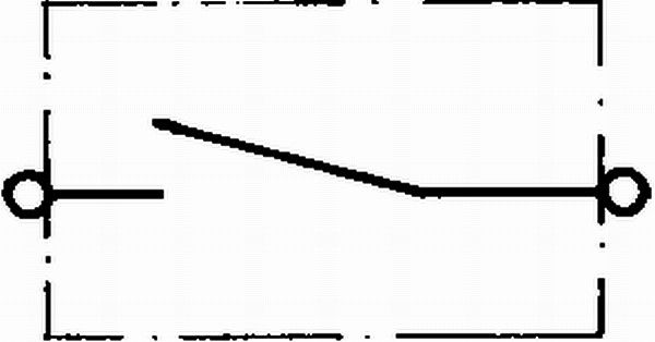 Hella 6EK002843-001 Main Switch, battery - 3