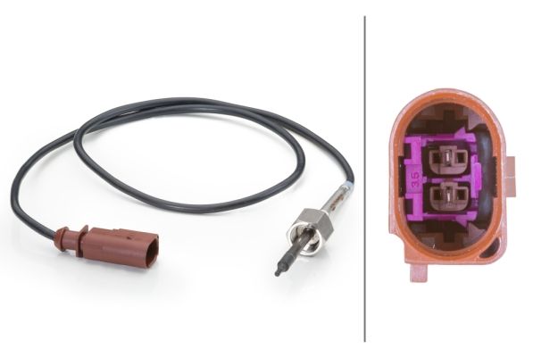 Hella 6PT014494-121 Sensor, exhaust gas temperature - 1