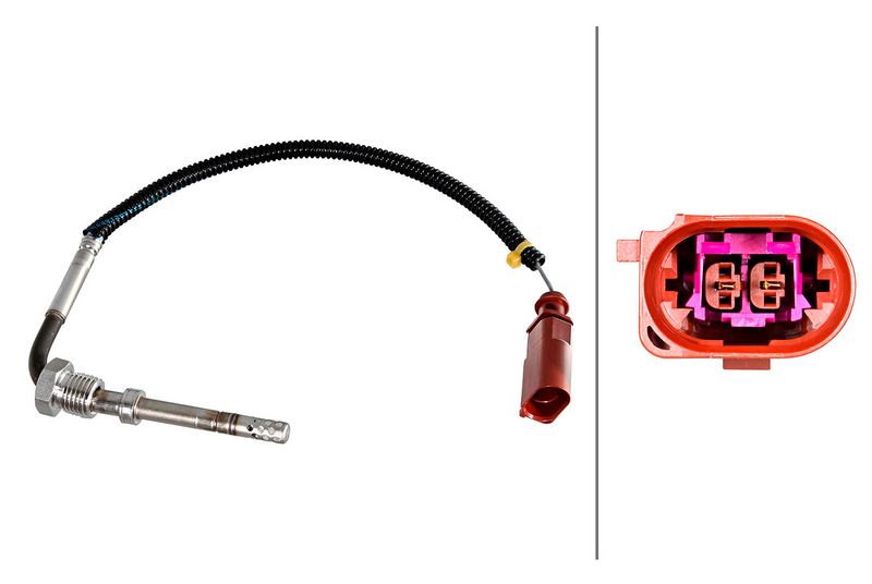 Hella 6PT358226-261 Sensor, exhaust gas temperature - 1
