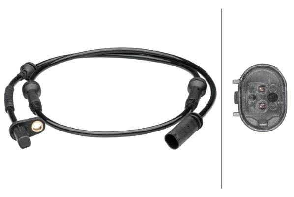 Hella 6PU012679-371 Sensor, wheel speed - 1