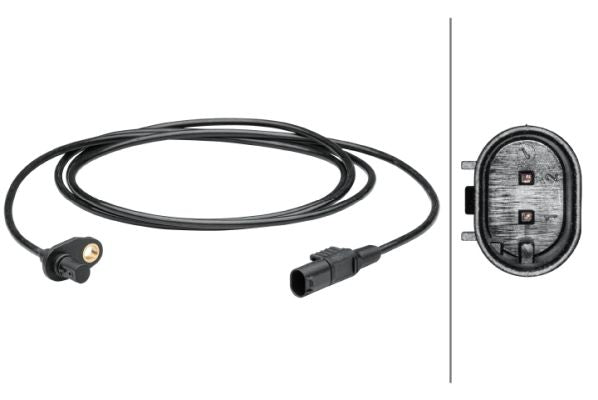 Hella 6PU012679-421 Sensor, wheel speed - 1