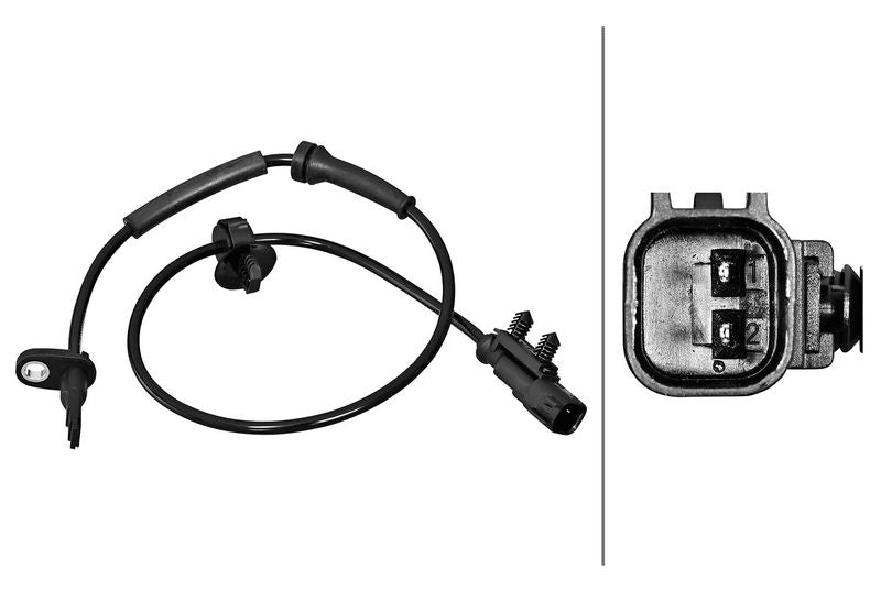 Hella 6PU358217-211 Sensor, wheel speed - 1