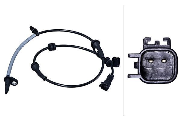 Hella 6PU358218-341 Sensor, wheel speed - 1