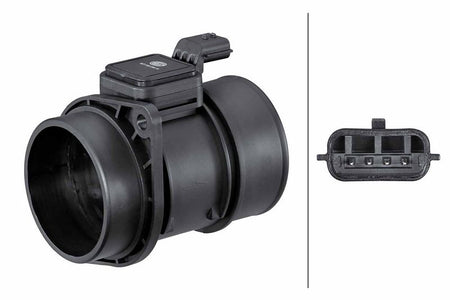 Hella 8ET358095-161 Mass Air Flow Sensor - 1