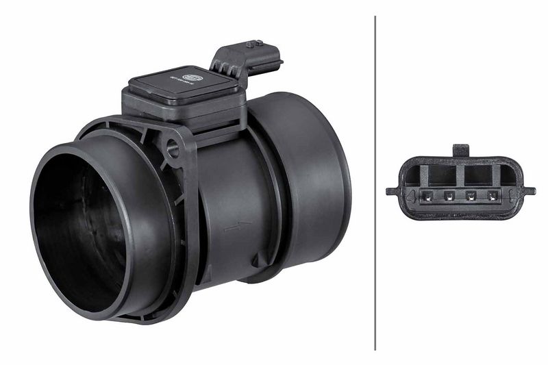 Hella 8ET358095-161 Mass Air Flow Sensor - 1