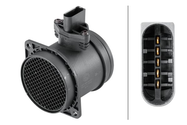 Hella 8ET358095-401 Mass Air Flow Sensor - 1