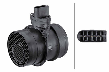 Hella 8ET 009 142-571 Mass Air Flow Sensor - 1