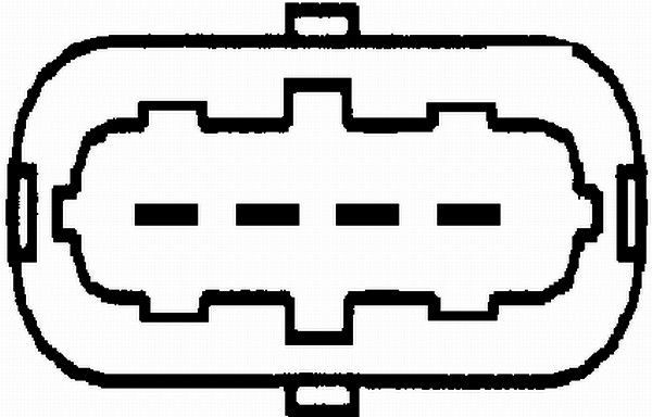 Hella 8ET 009 142-691 Mass Air Flow Sensor - 2