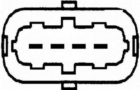 Hella 8ET 009 142-691 Mass Air Flow Sensor - 2