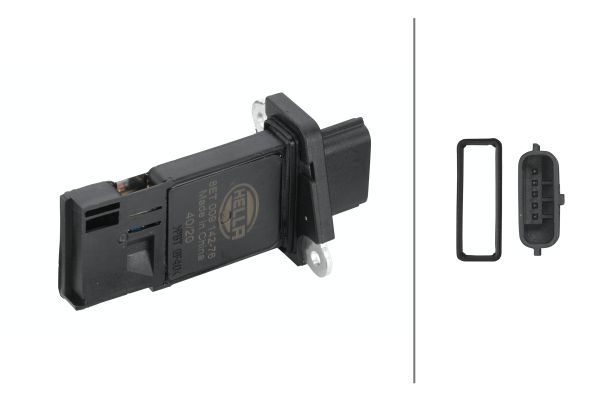 Hella 8ET 009 142-761 Mass Air Flow Sensor - 1