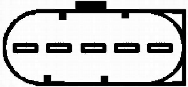 Hella 8ET 009 149-041 Mass Air Flow Sensor - 2