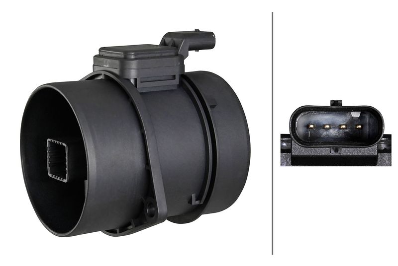 Hella 8ET 358 095-311 Mass Air Flow Sensor - 1