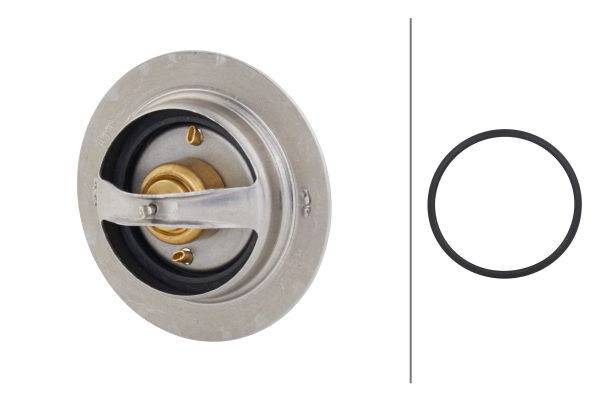 Hella 8MT358083-101 Thermostat, coolant - 1