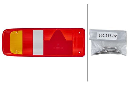 Hella 9EL340829-001 Lens, tail light assembly - 2