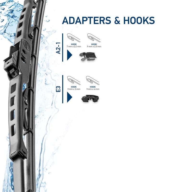 Hella 9XW190253-171 Wiper Blade - 6