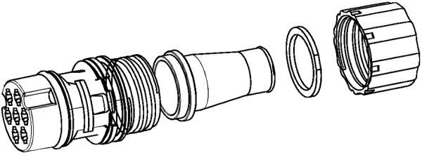 Hella 9XX340880-001 Cable Connector Kit - 1