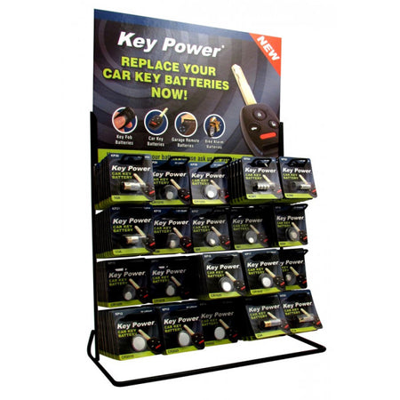 Coin Cell Battery 20 Hook Display Stand