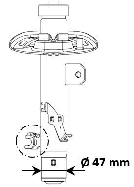 KYB 3338003 Shock Absorber - 2