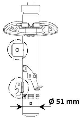 KYB 3338055 Shock Absorber - 2