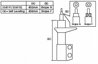 KYB 334192 Shock Absorber - 2