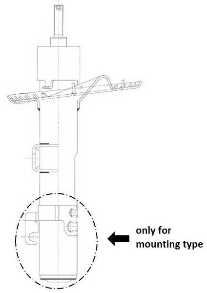 KYB 335839 Shock Absorber - 2