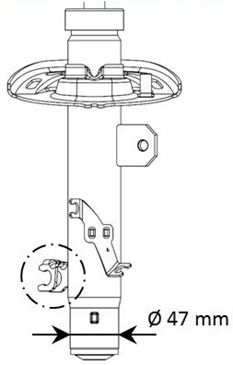 KYB 339801 Shock Absorber - 2