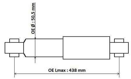 KYB 345701 Shock Absorber - 2