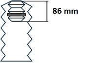 KYB 910358 Dust Cover Kit, shock absorber - 2