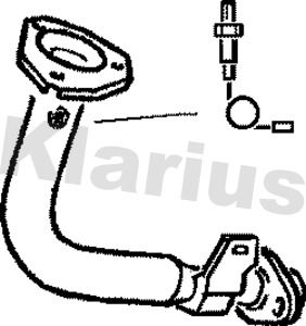 Klarius 301285 Exhaust Pipe - 1