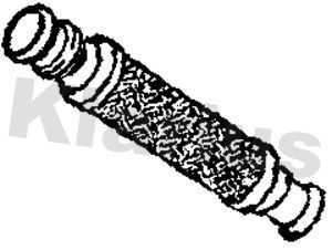 Klarius 301463 Exhaust Pipe - 1