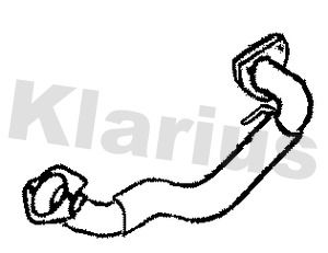 Klarius 301897 Exhaust Pipe - 1