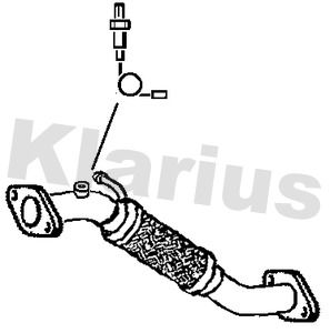 Klarius 302137 Exhaust Pipe - 1