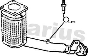 Klarius 321428 Catalytic Converter - 1