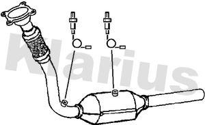 Klarius 321646 Catalytic Converter - 1