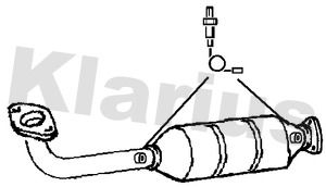 Klarius 321977 Catalytic Converter - 1
