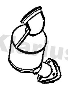 Klarius 323559 Catalytic Converter - 1